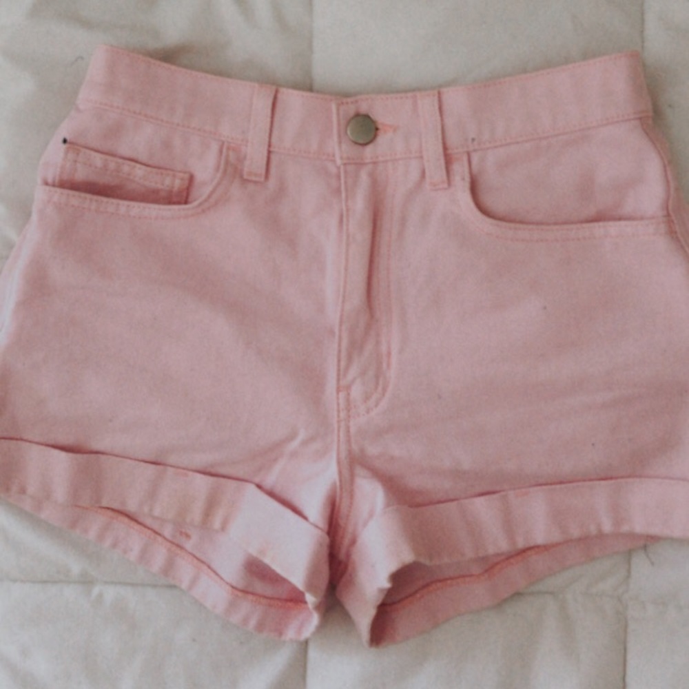 High waisted shorts